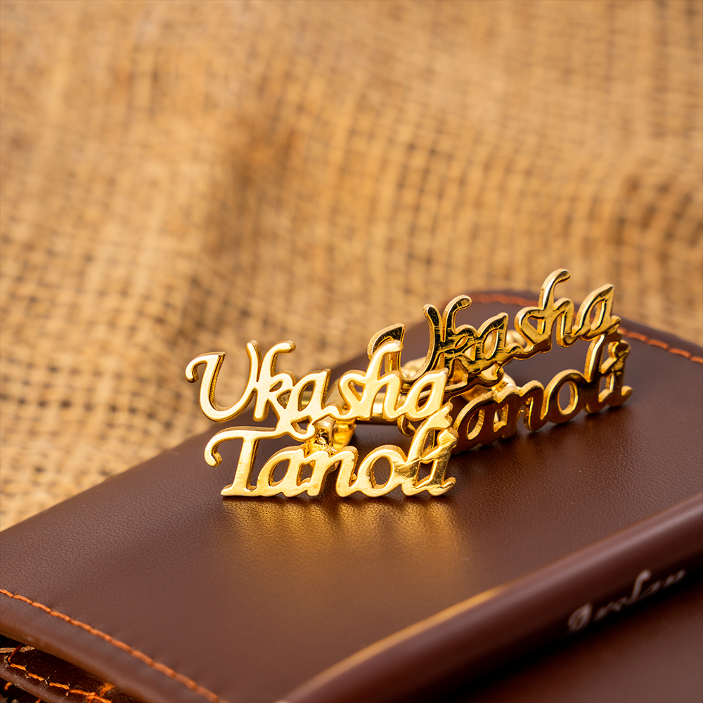 Double Name Cufflinks