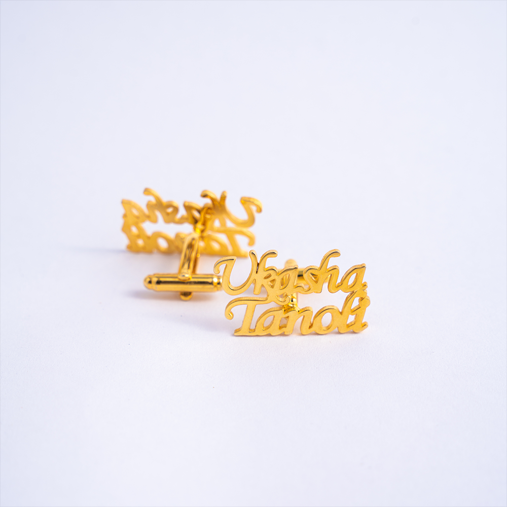Double Name Cufflinks