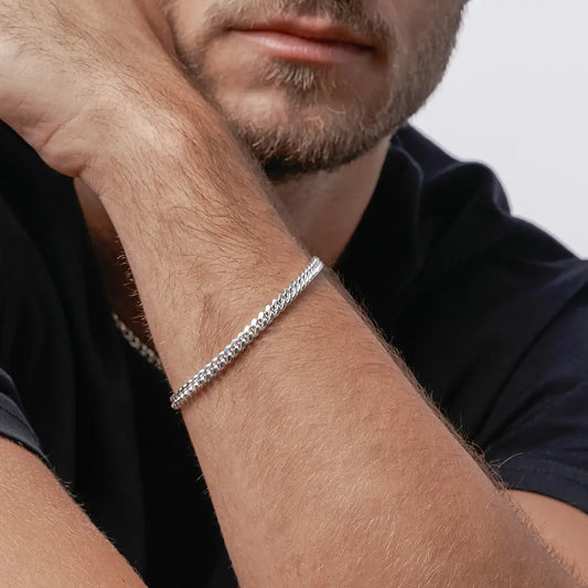 Customized Bold Cuban Chain Bracelet